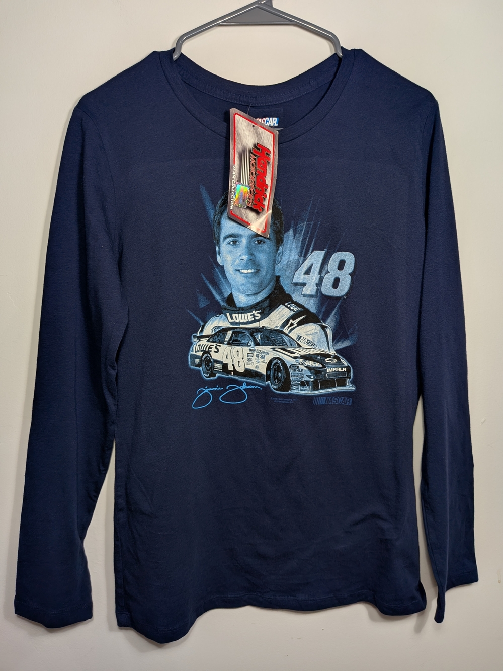NASCAR For Her 2010 Jimmie Johnson #48 Hendrick Motorsports Long Sleeve T-Shirt